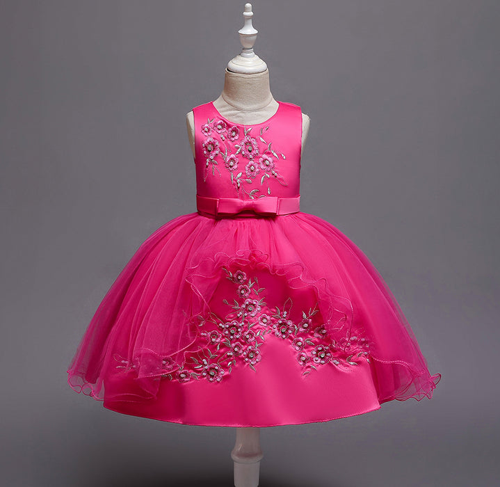 Sun Flower Patchwork Sleeveless Above-Knee Dress | Toddler Dress