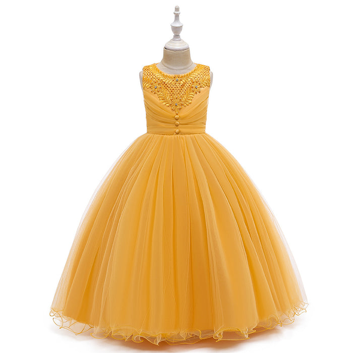 yellow princess dress