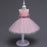 Girls' Cute Sequins Embroidered Bow Sleeveless Knee-Length Dress